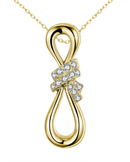 INFINITY STYLE DIAMOND PENDANT (TP3067)